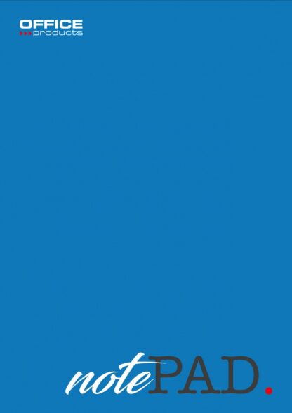 Büroblock A5 kariert 100 Seiten 60gsm blau 10 Stk.