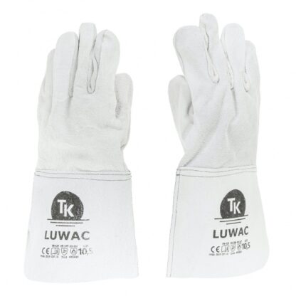 Schweißhandschuhe weißes Leder Größe 10.5 12 Stück.