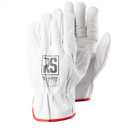 Handschuhe Weiß Ziegenleder Größe 8 Für Metallarbeiten 12 Stk.