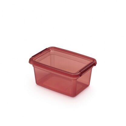 Aufbewahrungsbehälter transparent pink 1,5l MOXOM 1 Stk.