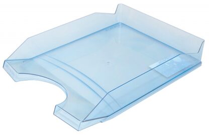 Briefablage A4 Transparent Blau Polystyrol Polypropylen 1 Stk.