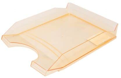 Briefablage A4 Transparent Orange Polystyrol Polypropylen 1 Stk.