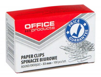 Büroklammer rund silber vernickelt 33mm 10 Stk.
