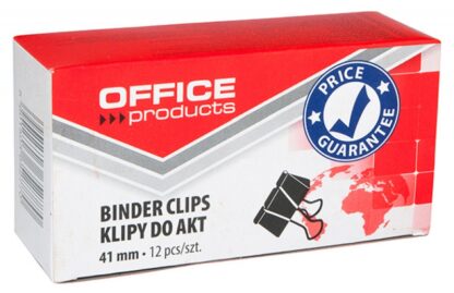 Büroklammer Office Products 41mm Schwarz Metall 1 Stk.