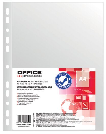 Plastikhüllen A4 Transparent Antistatisch 30 Mikron 1 Stk.