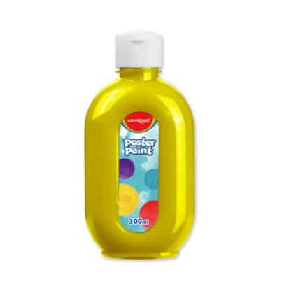 Plakatfarbe KEYROAD 300ml Flasche Gelb 1 Stk.