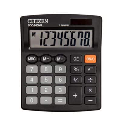 Bürorechner CITIZEN SDC-805NR 8-stelliges Display 1 Stk.