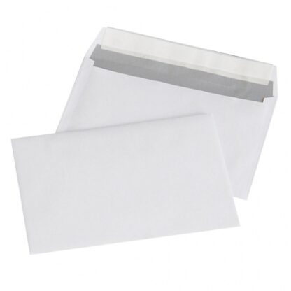 Umschläge selbstklebend weiß C6 114x162mm 80gsm 1 Stk.