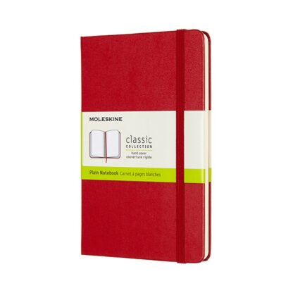 Notizbuch Moleskine Classic M Rot, 11,5x18 cm, 1 Stk.