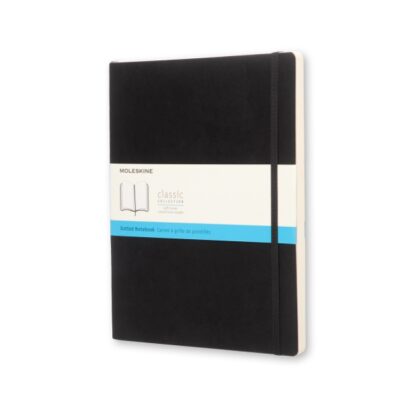 Notizbuch XL gepunktet weich schwarz 192 Seiten 1 Stk.