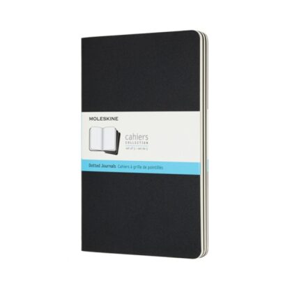 Notizbücher gepunktet 13x21cm schwarz 80 Seiten 1 Stk.