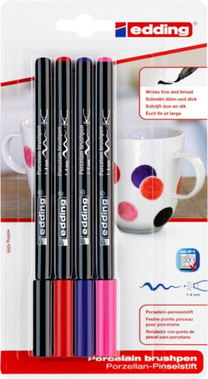Porzellanmarker Edding 1-4mm flexible Pinselspitze 1 Stk.