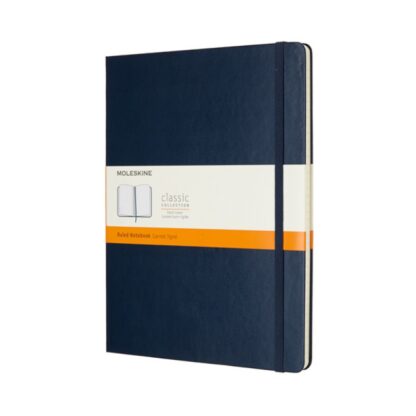 Notizbuch XL liniert hart blau 19x25cm 1 Stk.