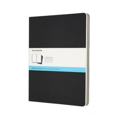 Notizbücher XL 19x25cm Gepunktet Schwarz 120 Seiten 1 Stk.