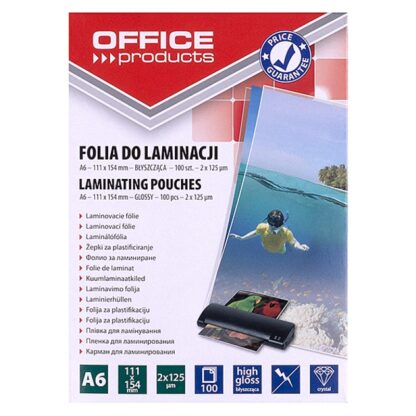 Laminierfolie A6 2x125micr Glänzend Transparent 1 Stk.
