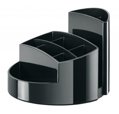 Schreibtisch-Organizer Schwarz 9 Fächer Polystyrol 1 Stk.